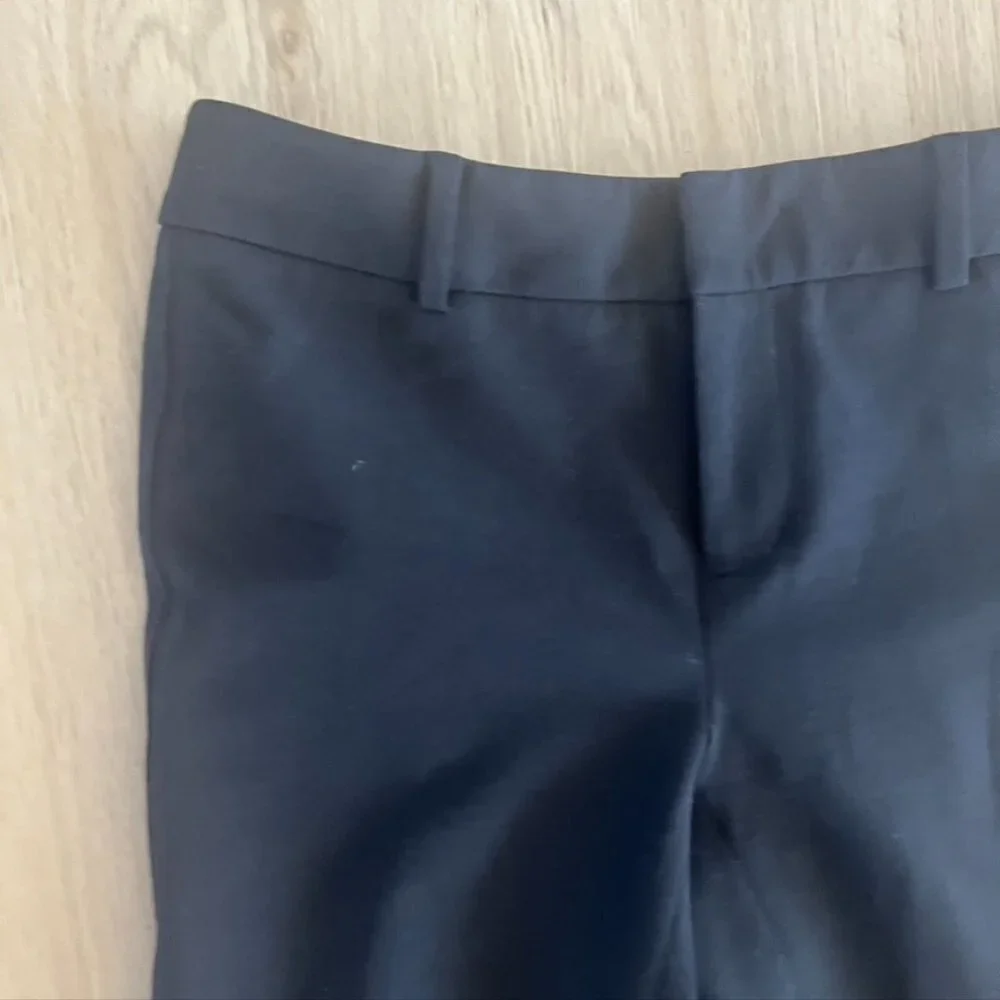 VINCE High Rise Slim Ankle Crop Trouser Black size 2